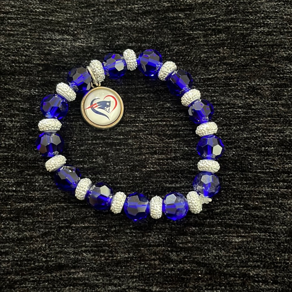 COPY - Patriots hand made bracelet